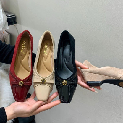 Damen Pumps Schick Bequem Blockabsatz Schnürung - BerlinGlamour
