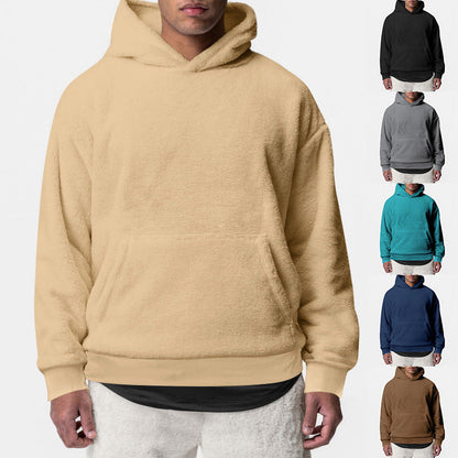 Herren Fleece-Hoodie Weich Warm Kuschelig - BerlinGlamour