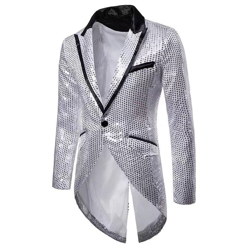 Herren Blazer Modern Schick Glänzend