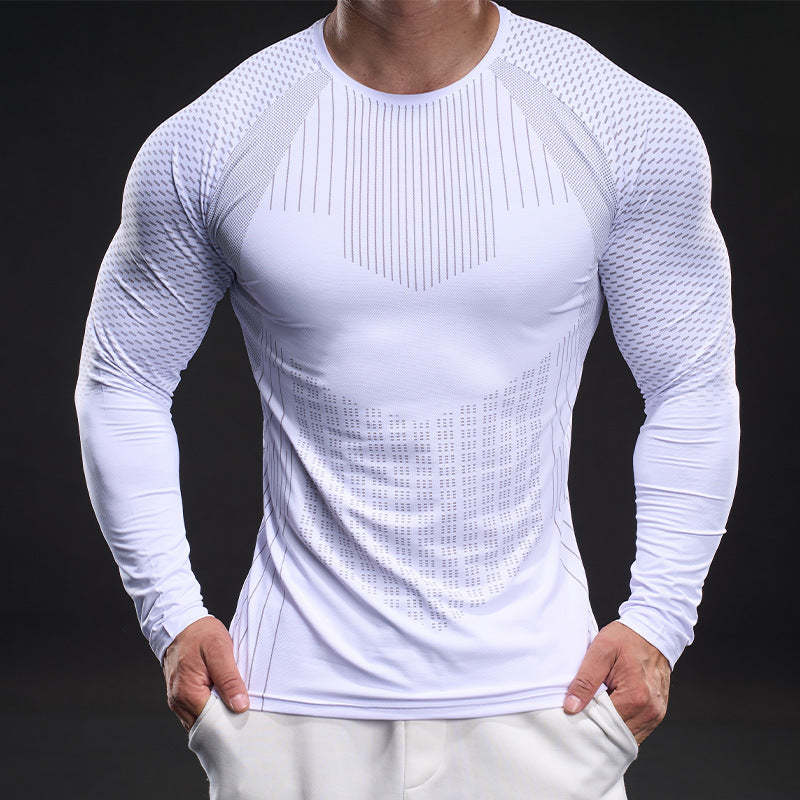 Herren Funktionsshirt Langarm atmungsaktiv Mesh Technologie