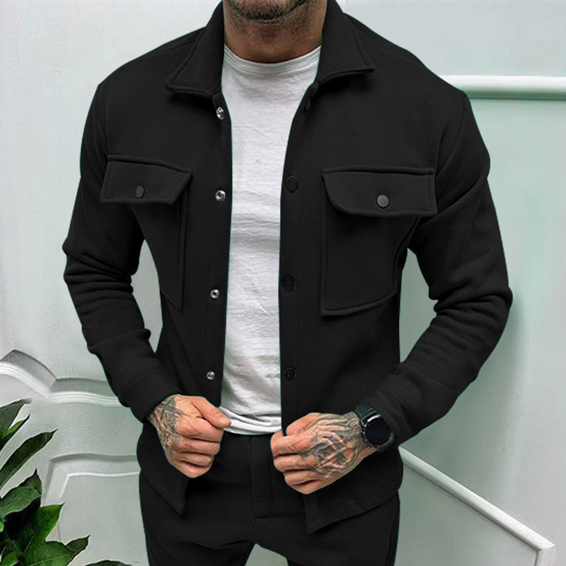 Herren Freizeitjacke Modisch Stylish Casual