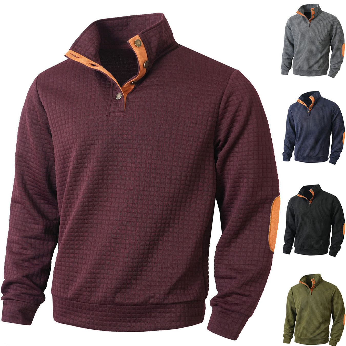Herren Pullover Stehkragen Modisch Elegangt - BerlinGlamour