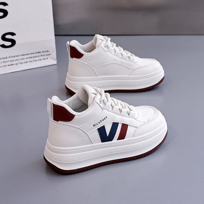 Damen Sneaker Bequem Plattform Schuhe