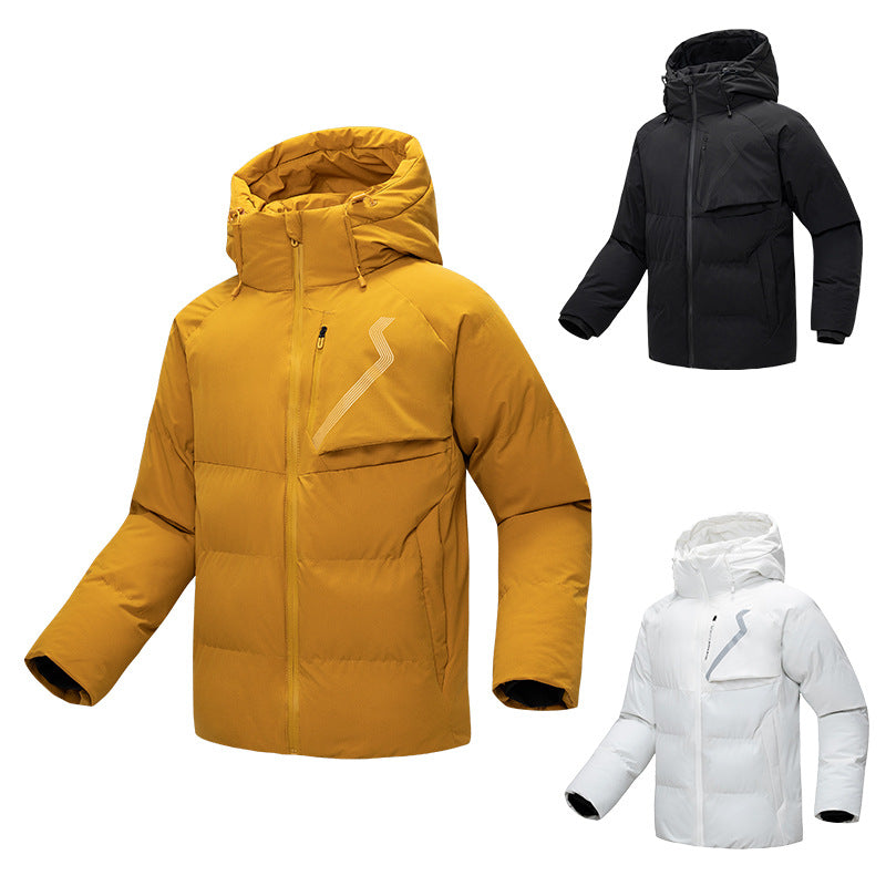 Herren Daunenjacke Isolierend Wasserdicht mit Kapuze - BerlinGlamour