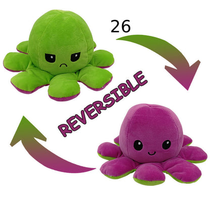 Reversibler Plüsch Octopus Kuscheltier Einzigartig