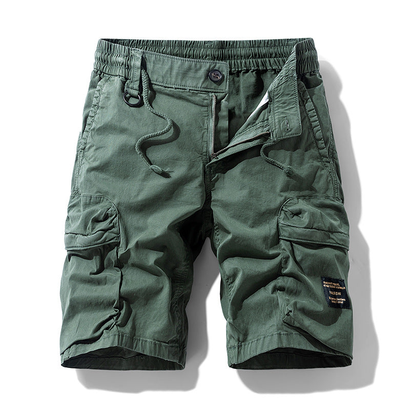 Herren Cargo Shorts Bequem Mit Seitentaschen