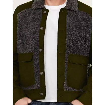 Herren Fleecejacke Modisch Warm Mit Futter