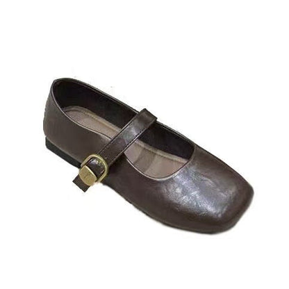 Damen Schuhe Mary Jane Elegante Schnalle Verschlüssbar