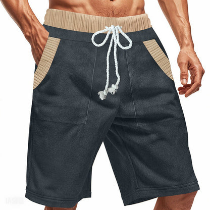 Herren Shorts Elastisch Bequem Mit Taschen