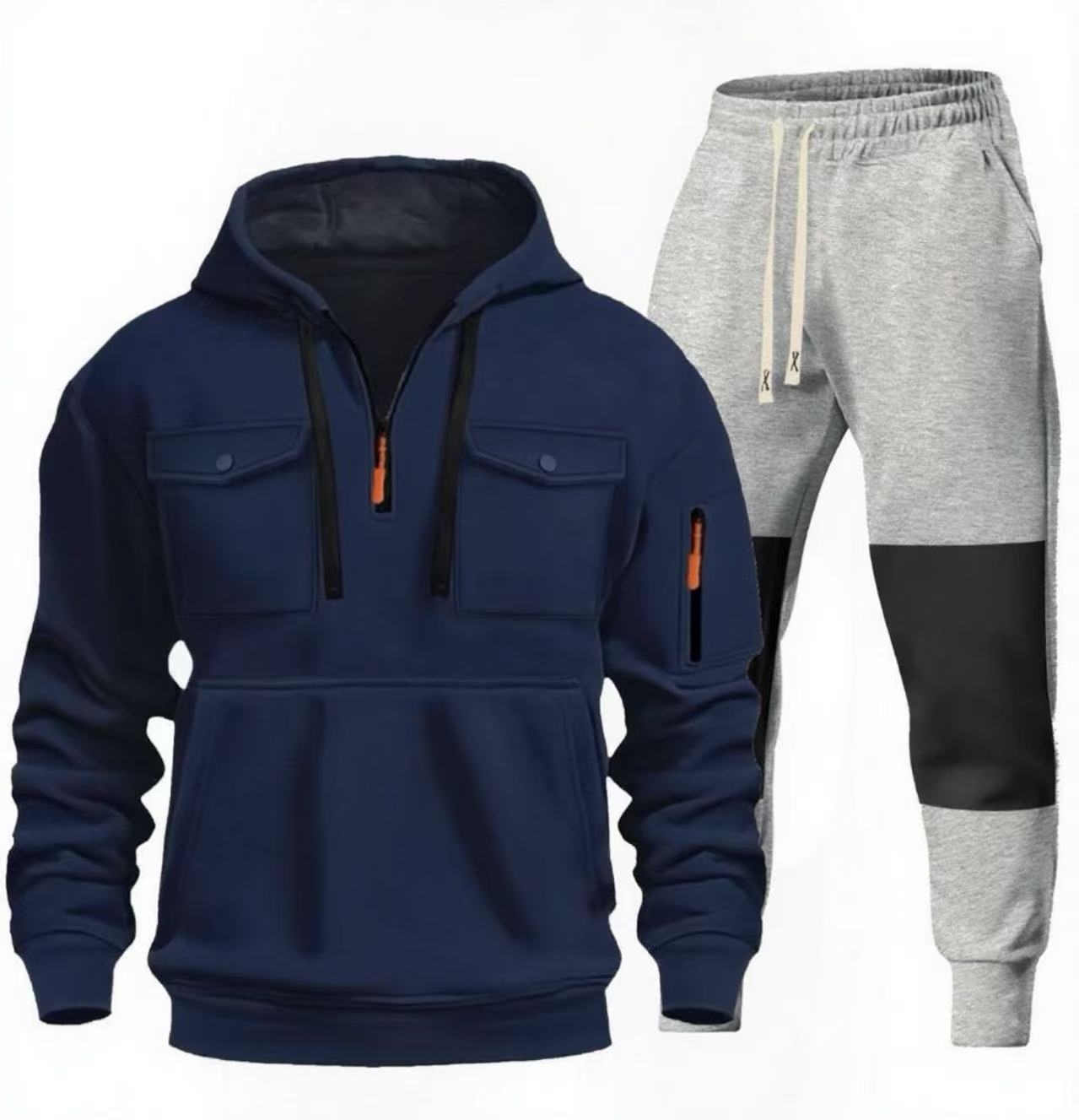 Herren Sportset Sweatshirt und Jogginghose Funktionell Komfortabel