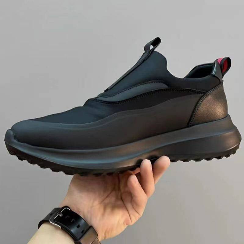 Damen Sneaker Sportlich Wasserdicht Elastisch Schwarz