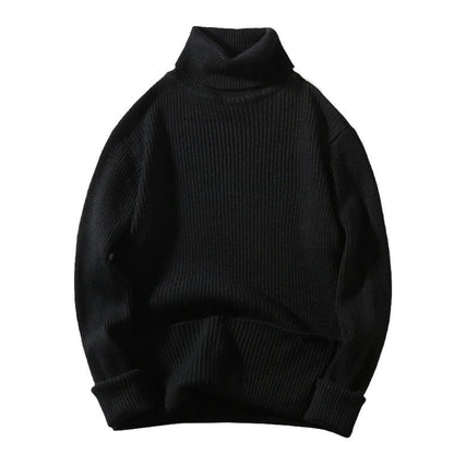 Herren Rollkragenpullover Strick Bequem Modern