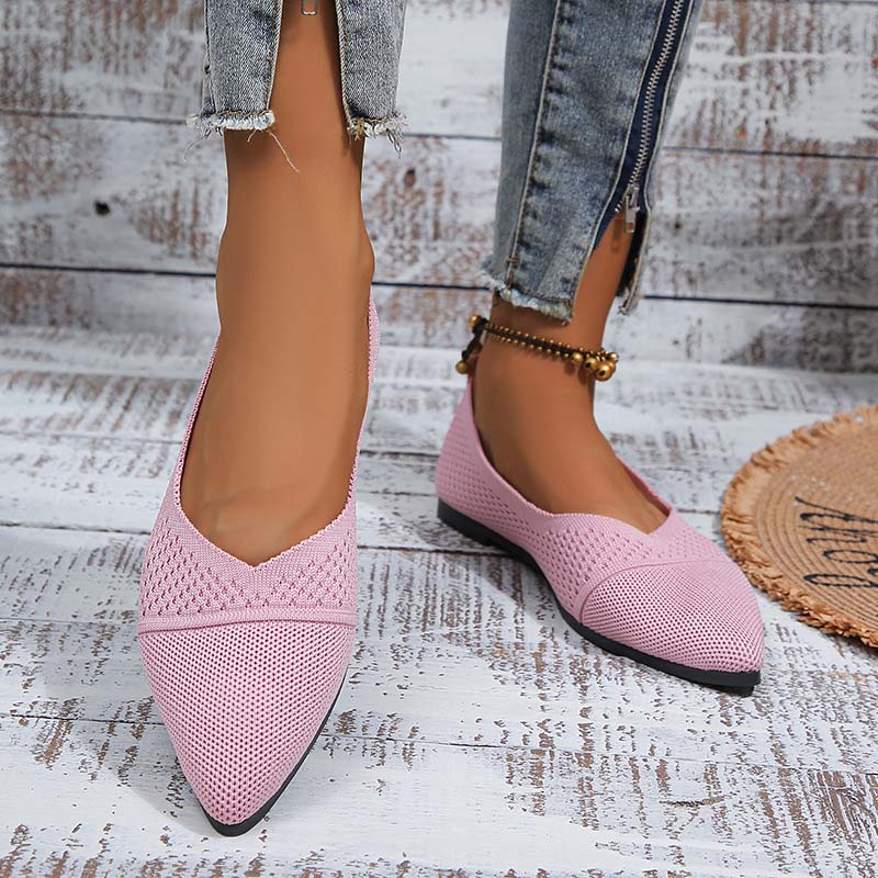 Dünnsitzende Spitzzehen-Schuhe Bequem atmungsaktiv