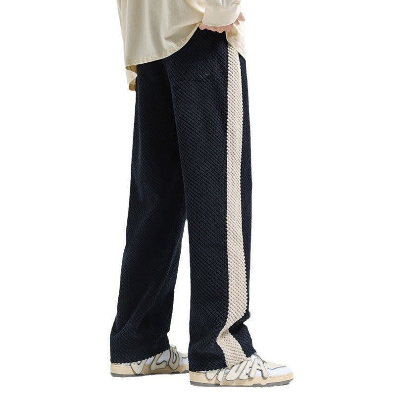 Herrenhose Relaxed Fit mit Streifen Lässig Bequem