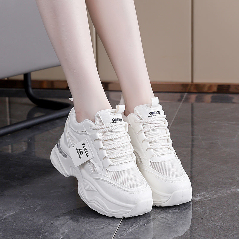 Damen Sneaker Chunky Sportlich Komfortabel Atmungsaktiv