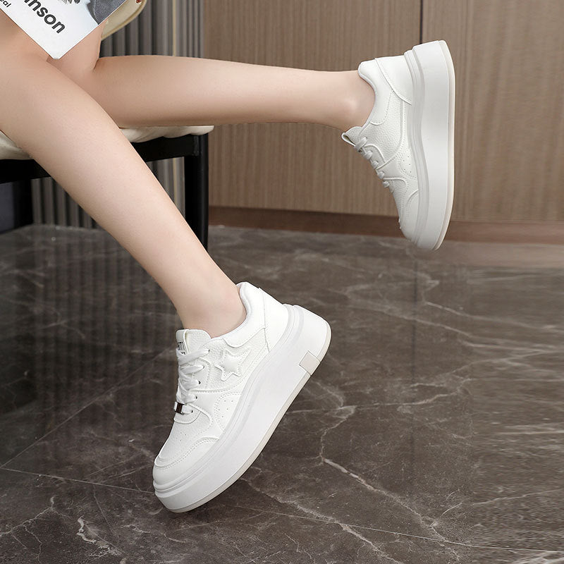 Damen Sneaker Plattform Komfortabel Modisch