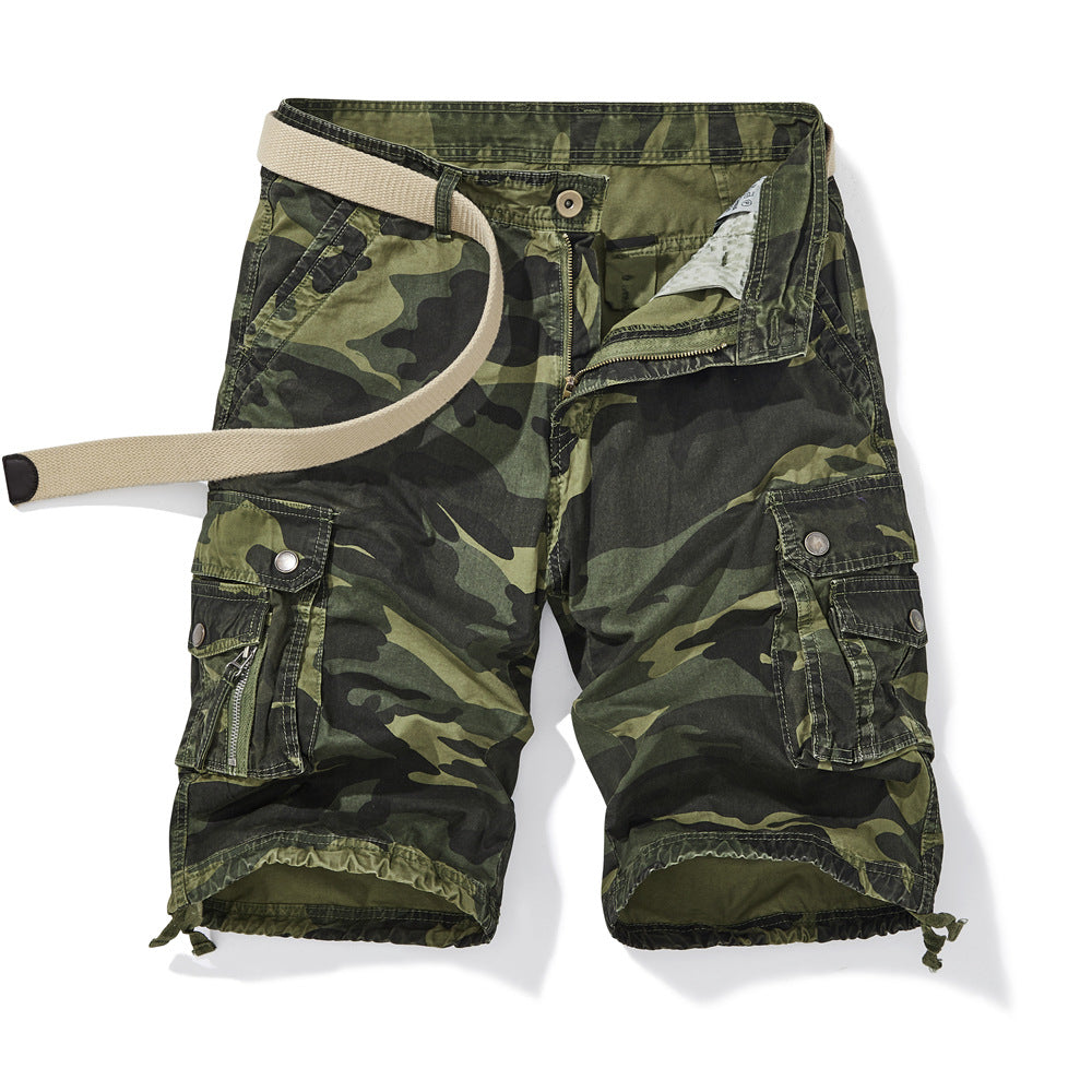 Herren Cargo Shorts Vieltaschen verstellbar Gr. 28-38