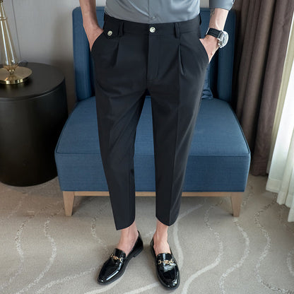 Herren Anzughose Slim Fit Modern