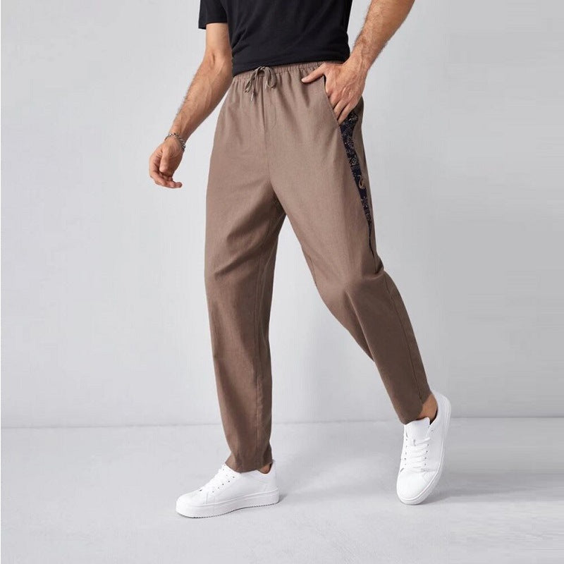 Bequeme Leinenhose Herren Sommerhose Elegant