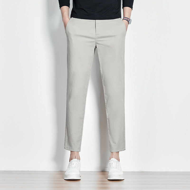 Herren Chino Hose Slim Fit Elastisch