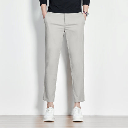 Herren Chino Hose Slim Fit Elastisch
