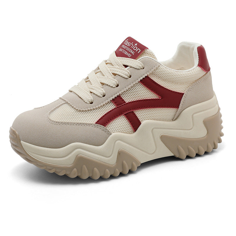Damen Sneaker Chunky Modisch Großes Modell