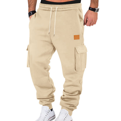 Herren Sweatpants Bequem Cargo mit elastischem Bund