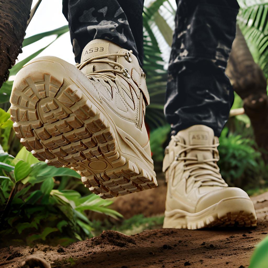 Herren Outdoor-Stiefel Hoch Knöchel Rutschfest Wasserfest