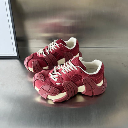 Damen Sneaker Sportlich Komfortabel Luxus Design