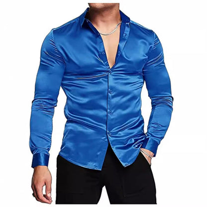 Elegantes Herren Seidenhemd Berlin Chic