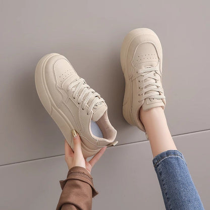 Damen Sneaker Plattform Bequem Modisch Trendig