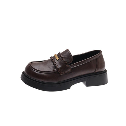 Damen Loafers Bequem Modern Riemen Schuhe