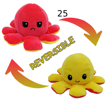 Reversibler Plüsch Octopus Kuscheltier Einzigartig