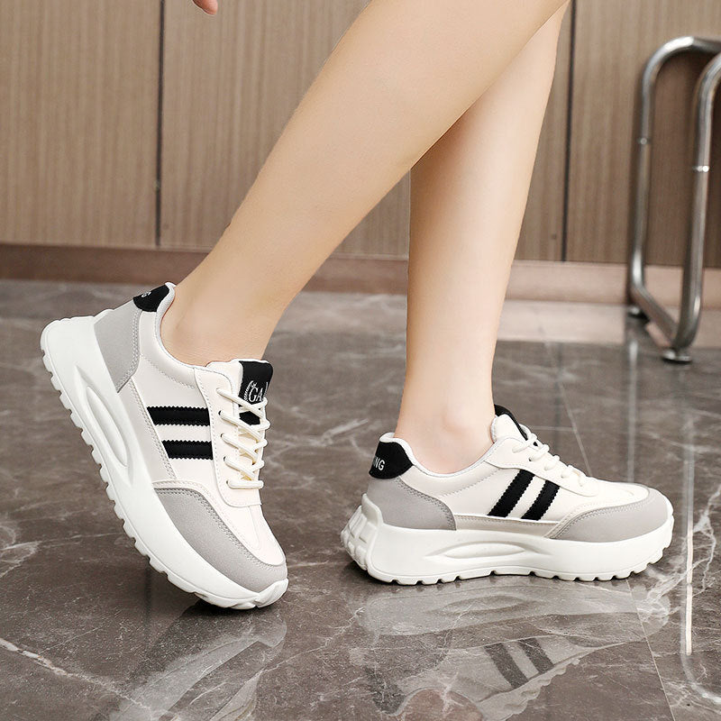 Damen Sneaker Sportlich Bequem Dämpfend