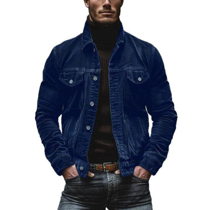 Herren Cordjacke Modern Schmal Schnitt