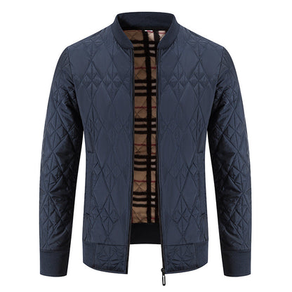 Herren Steppjacke Modern mit Reißverschluss Warm - BerlinGlamour