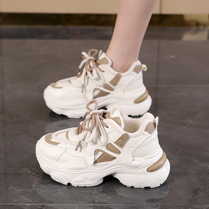 Damen Sneaker Chunky Bequem Atmungsaktiv Stylish