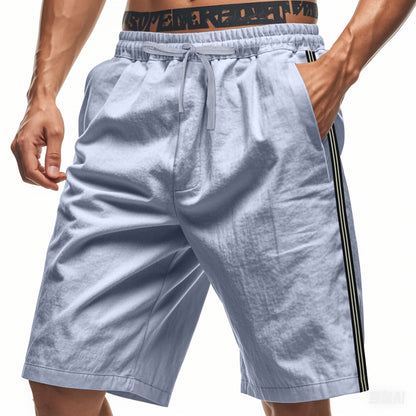 Herren Sporthose Elastisch Mit Seitentaschen Freizeit