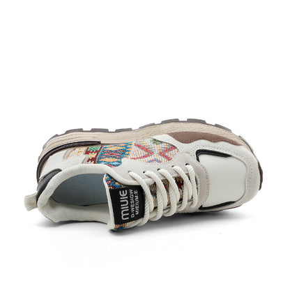 Damen Sneaker Sportlich Mesh Atmungsaktiv Tribal