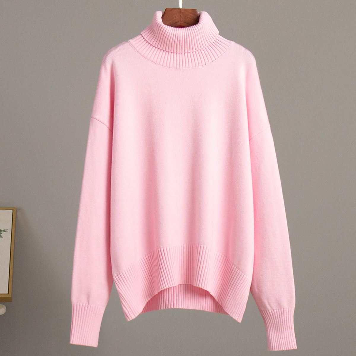 Damen Strickpullover Lässig Warm mit Rippenbund - BerlinGlamour