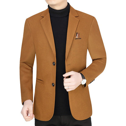 Herren Blazer Slim Fit Soft Stoff Elegant