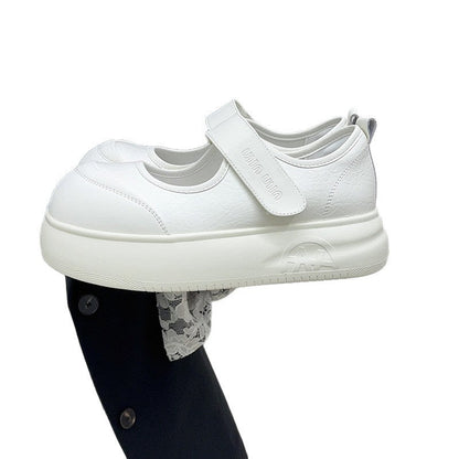 Damen Plateau Sneaker Sportlich Stylisch Klettverschluss