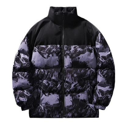 Herren Winterjacke Sportlich Warm mit Hochkragen