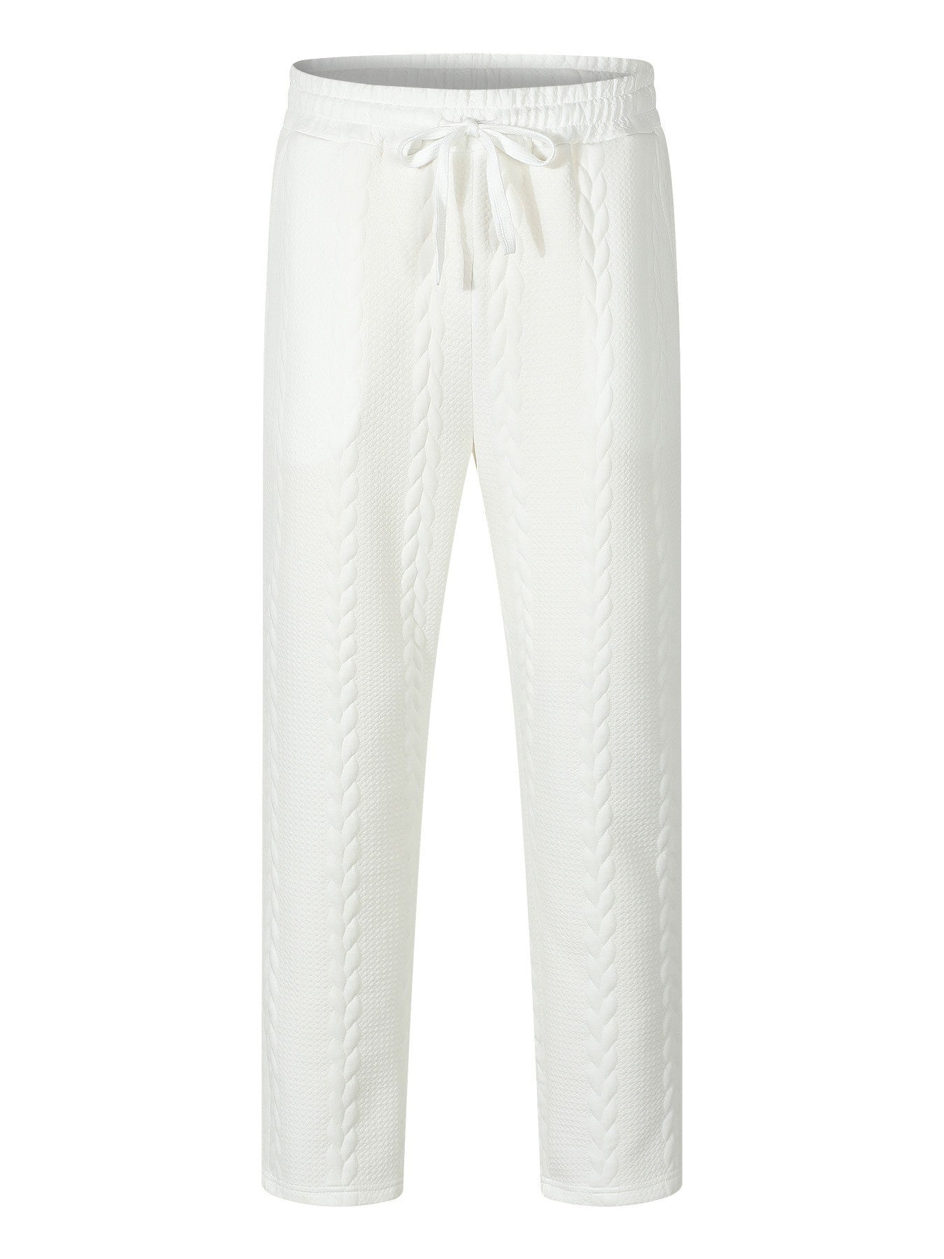 Herren Jogginghose Stretch mit Kordelzug und Struktur Optik
