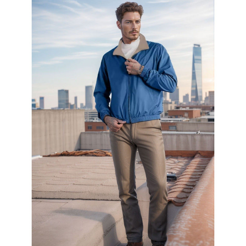 Herren Windjacke Leicht Wasserdicht Outdoor