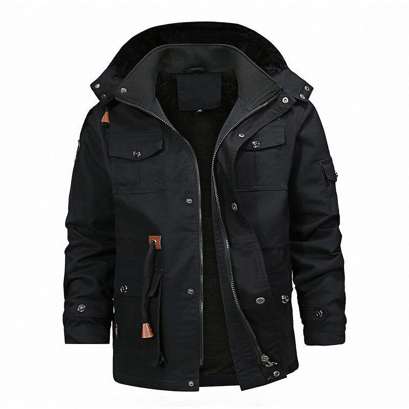Herren Utility-Jacke Warm Isoliert Wasserdicht Outdoor - BerlinGlamour