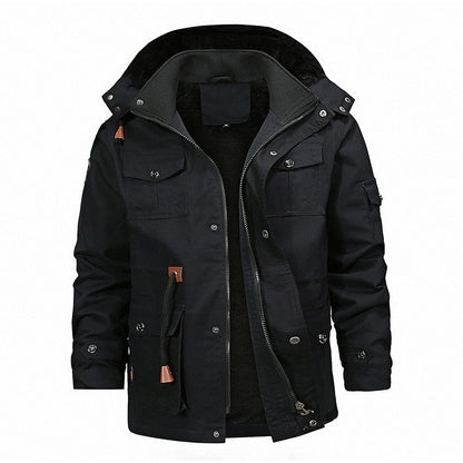 Herren Utility-Jacke Warm Isoliert Wasserdicht Outdoor - BerlinGlamour