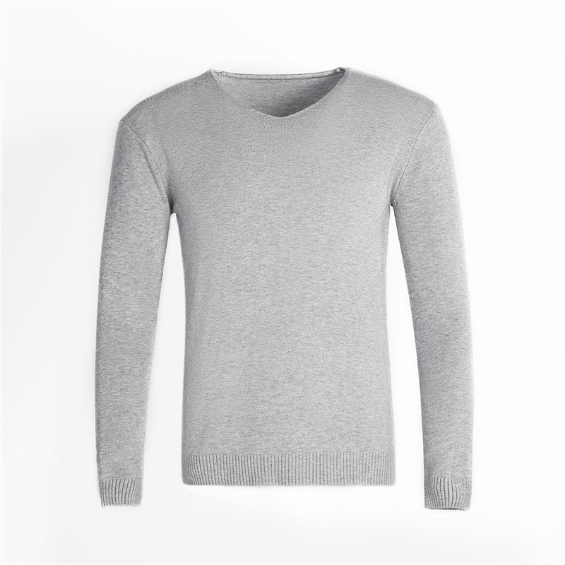 Herren Pullover V-Ausschnitt Klassisch Elegante Qualität