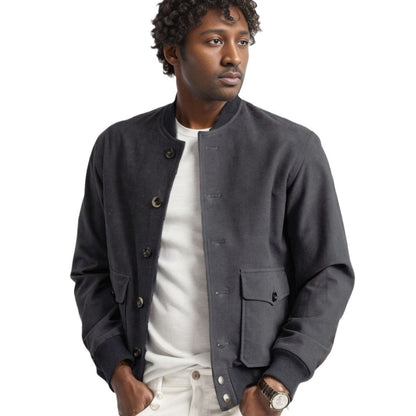 Herren Steppjacke Lässig Taschen Praktisch Modern