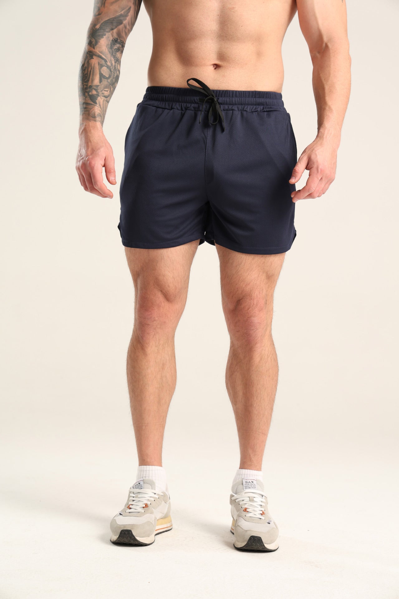 Herren Schwimmshorts Sportlich Atmungsaktiv Verstellbar